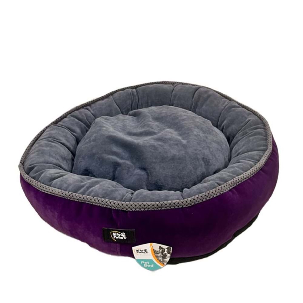 10300-ALLY PAWS LÜX SİMİT YATAK MİX COLOR