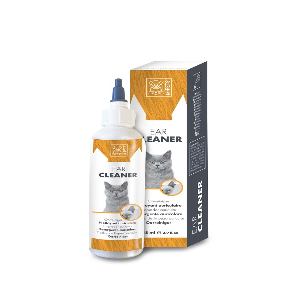 10107999 M-PETS CAT EAR CLEANER KULAK TEMİZLEME LOSYONU 118ML