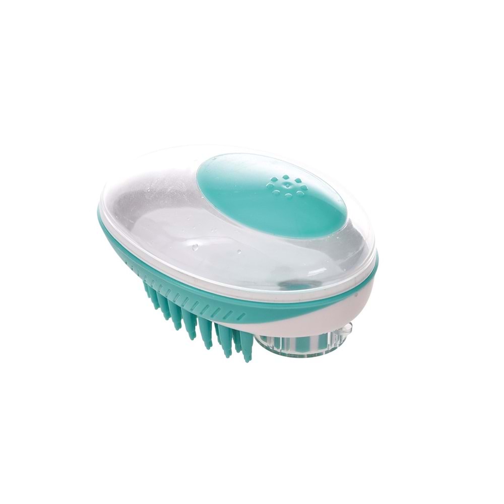 10112499 M-PETS RUBEAZ ŞAMPUAN HAZNELİ YIKAMA ve MASAJ FIRÇASI GREEN