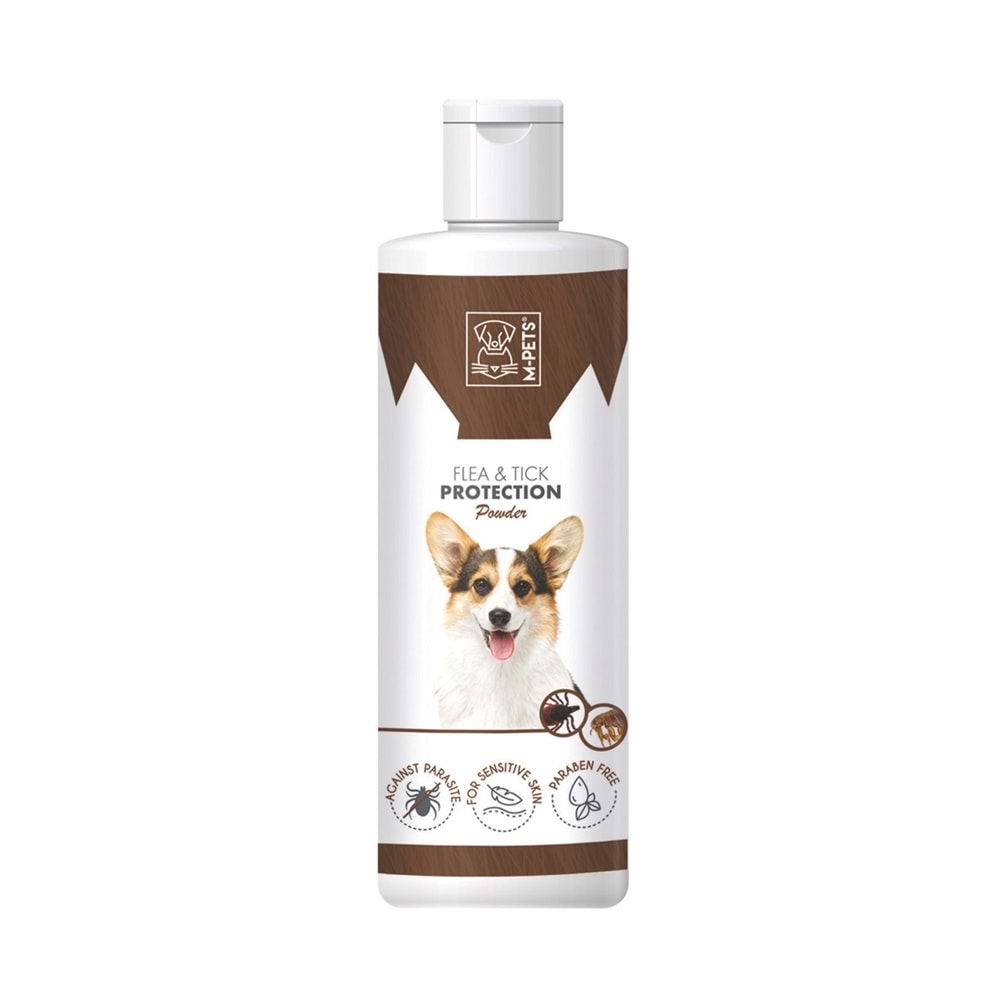 10114599 M-PETS DOGS FLEA & TICK PROTECTION POWDER 200GR