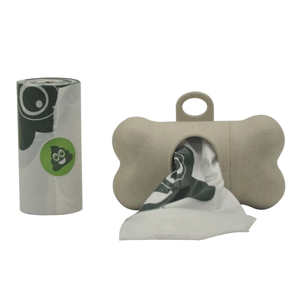 10123099 M-PETS POO BAMBOO DIŞKI TOPLAMA SETİ 15 YAPRAK 12Lİ SET