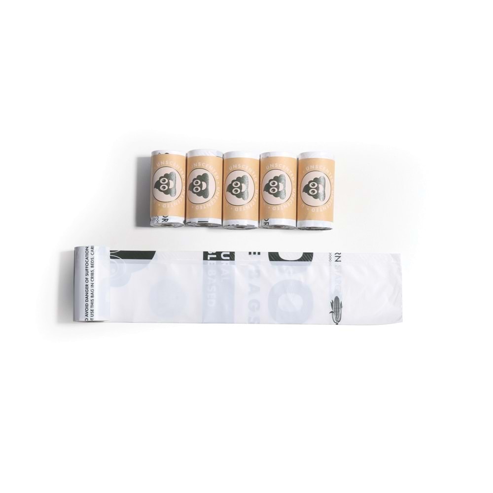 10170399 M-PETS POO DIŞKI POŞETİ 15 YAPRAK NATUREL 30LU PAKET