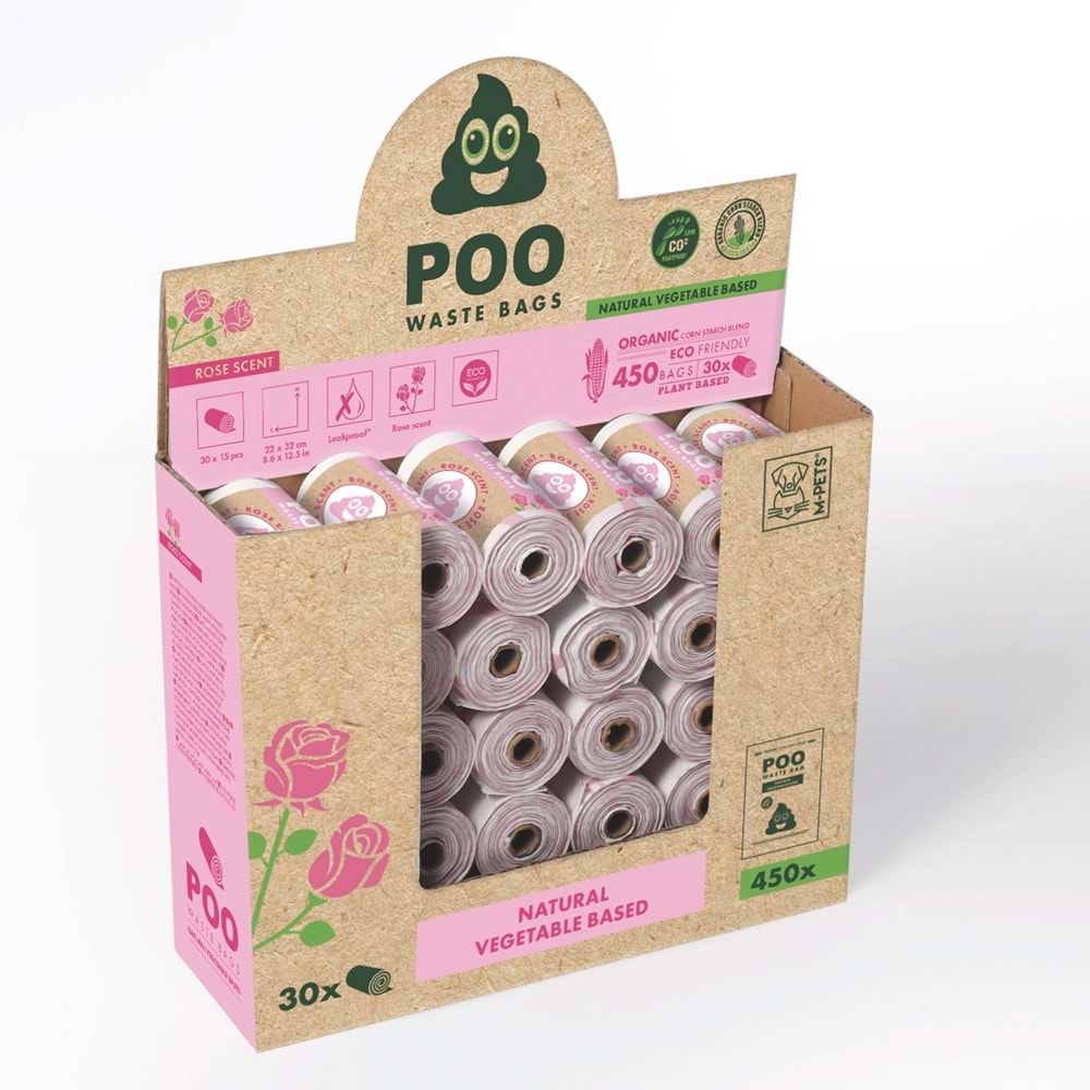 10170699 M-PETS POO DIŞKI POŞETİ 15 YAPRAK GÜL KOKULU 30LU PAKET 10170699 M-PETS POO DIŞKI POŞETİ 15 YAPRAK GÜL KOKULU 30LU PAKET