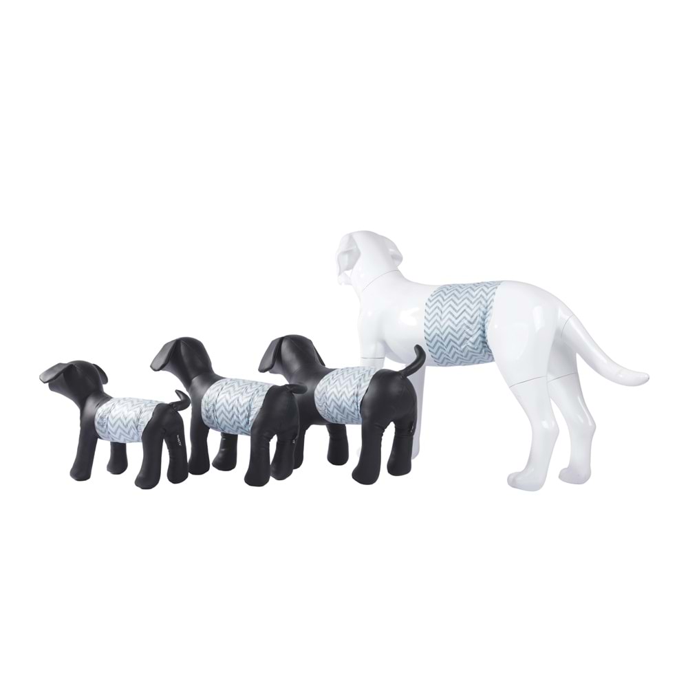 10174099 M-PETS CARBONLU DIAPERS ERKEK KÖPEKLER İÇİN KÜLOT (M) 18Lİ