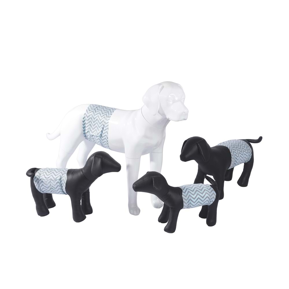 10174199 M-PETS CARBONLU DIAPERS ERKEK KÖPEKLER İÇİN KÜLOT (L) 18Lİ