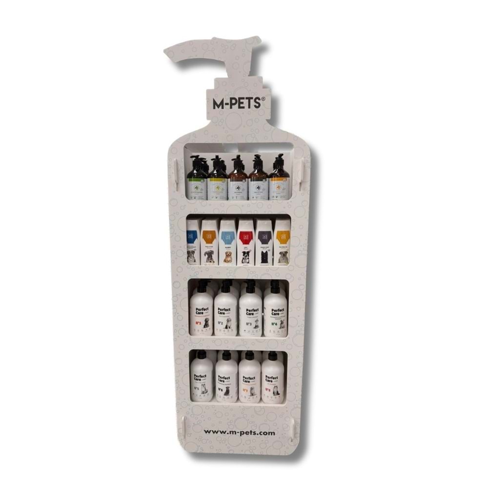 10177799 M-PETS SHAMPOO DİSPLAY STAND 154X50X30CM