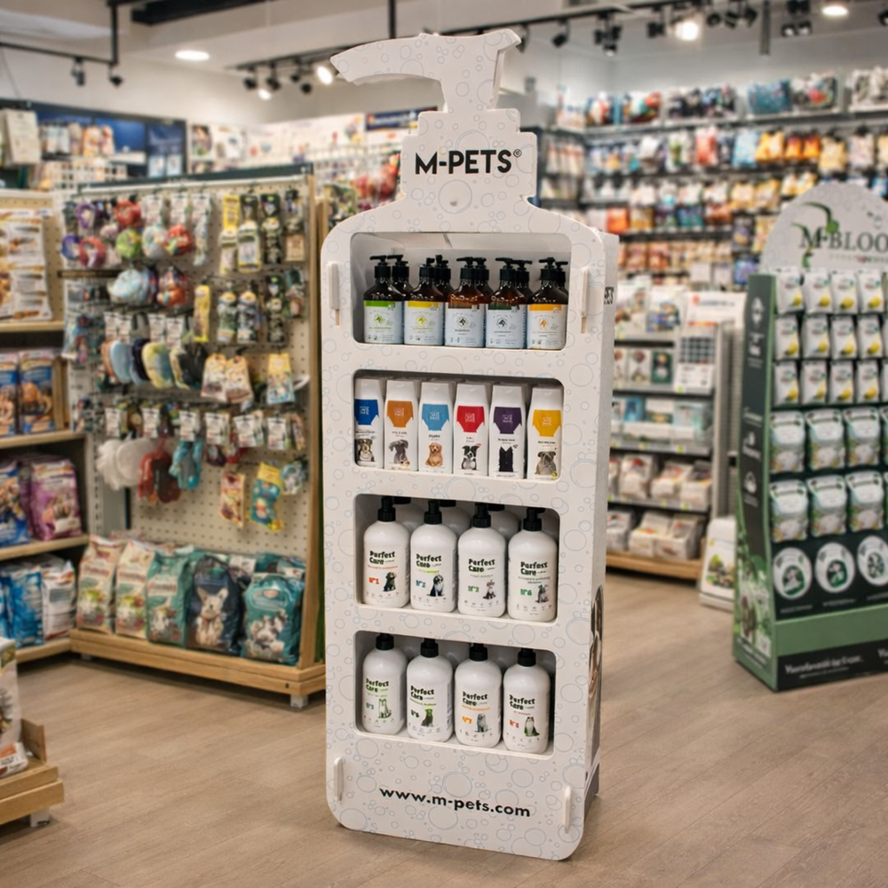 10177799 M-PETS SHAMPOO DİSPLAY STAND 154X50X30CM