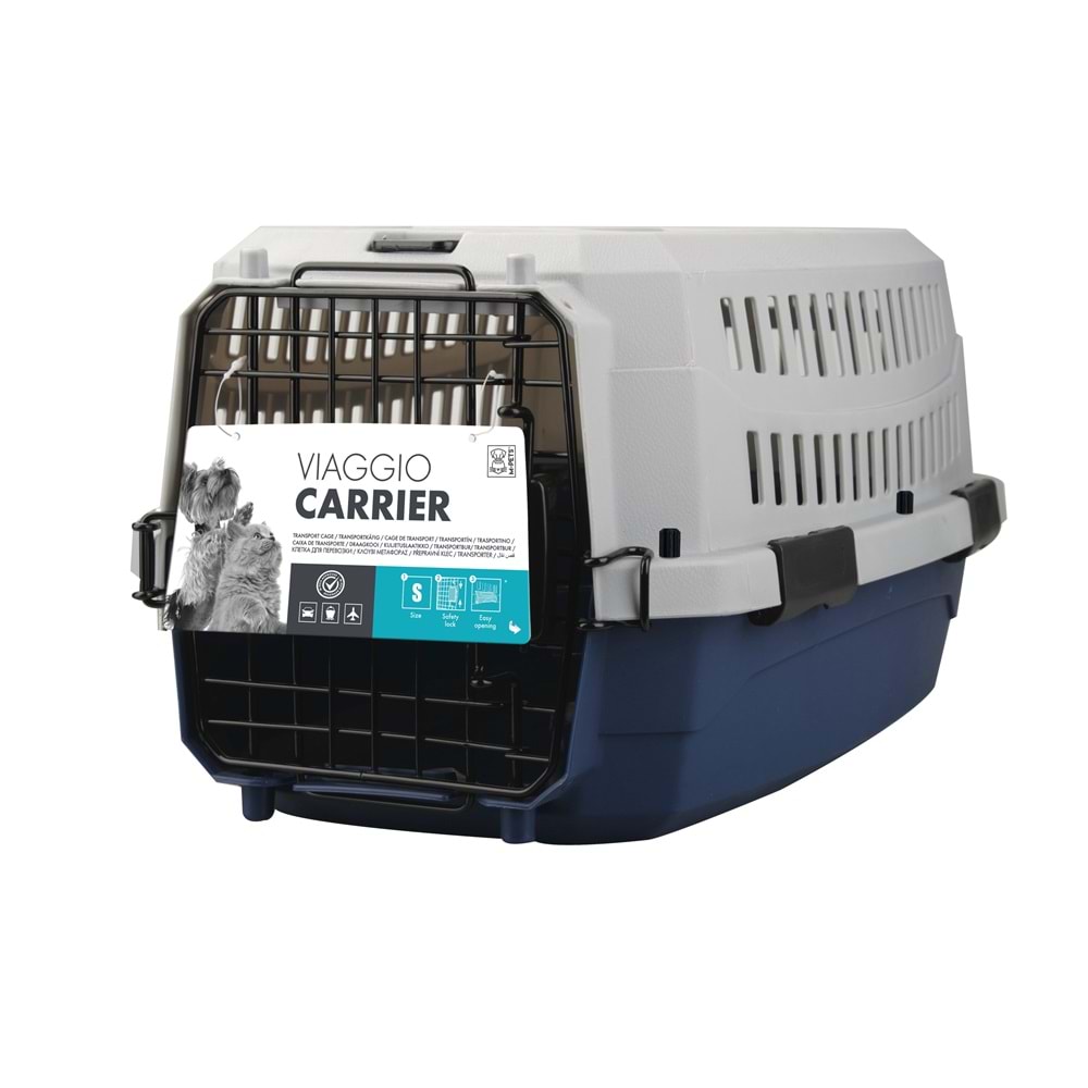 10200114 M-PETS VIAGGIO CARRIER IATA (S) TAŞIMA BLUE/GREY