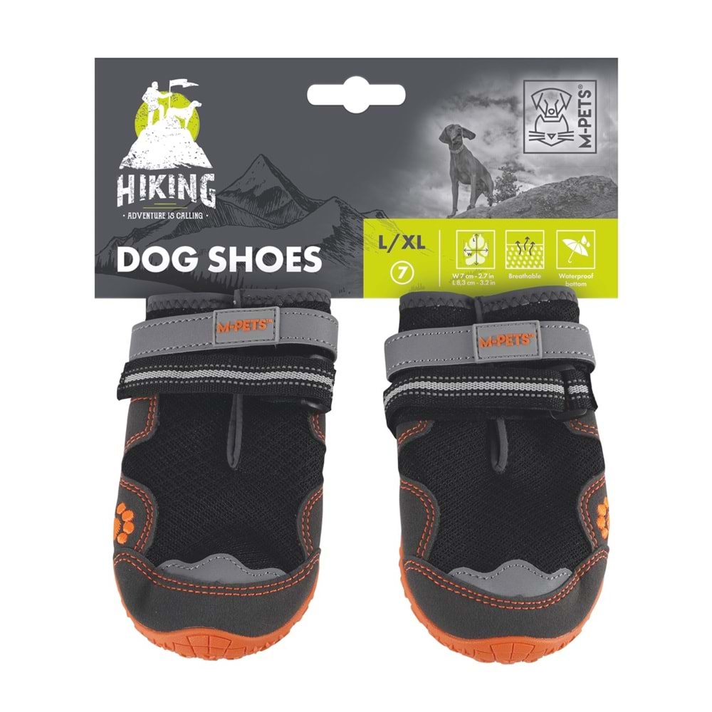 10360913 M-PETS HIKING KÖPEKLER İÇİN AYAKKABI #7 L-XL