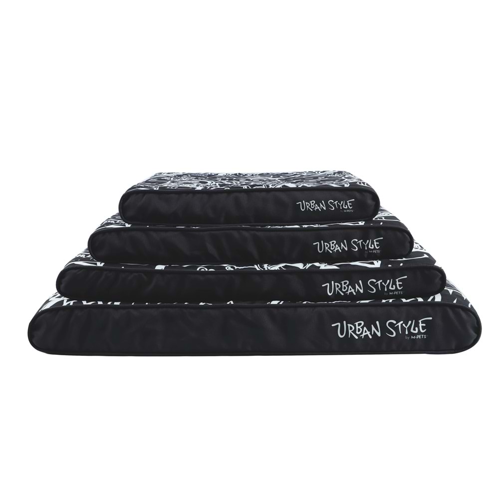 10364699 M-PETS URBANSTYLE CONTEMPO CUSHION YATAK BLACK&WHİTE (S) 65X45X9CM