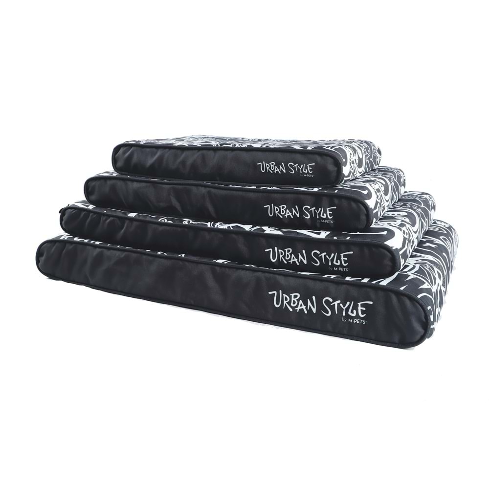 10364699 M-PETS URBANSTYLE CONTEMPO CUSHION YATAK BLACK&WHİTE (S) 65X45X9CM