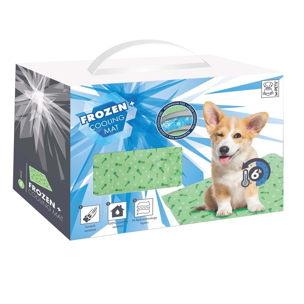 10365599 M-PETS FROZEN COOLİNG MAT (S) 40X50CM GREEN