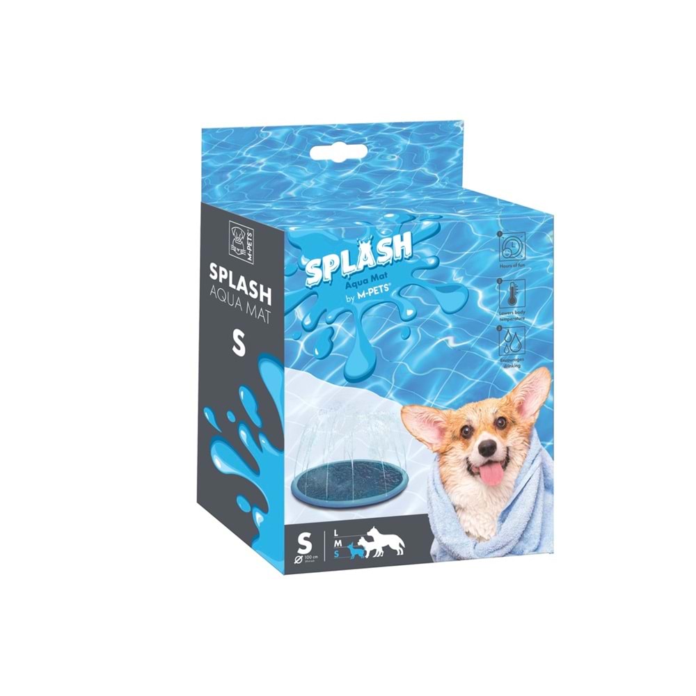 10366299 M-PETS SPLASH AQUA MAT OYUN HAVUZU FİSKİYELİ 100CM (S)