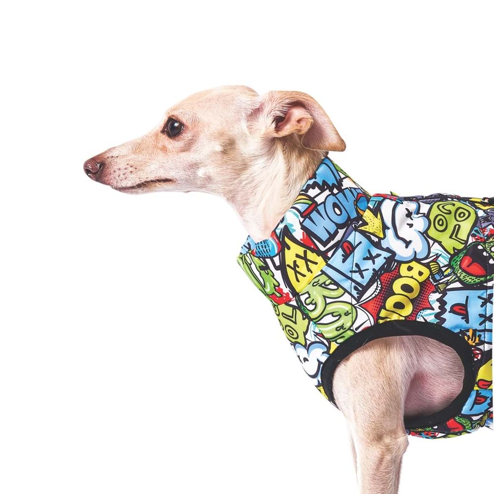 10367499 M-PETS URBANSYTLE WINTER JACKET MULTİCOLOR (M)