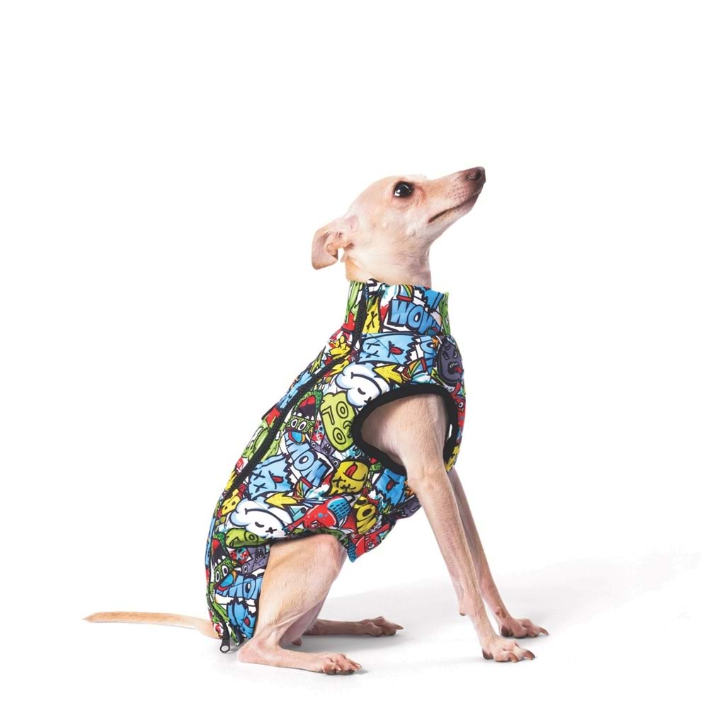 10367499 M-PETS URBANSYTLE WINTER JACKET MULTİCOLOR (M)