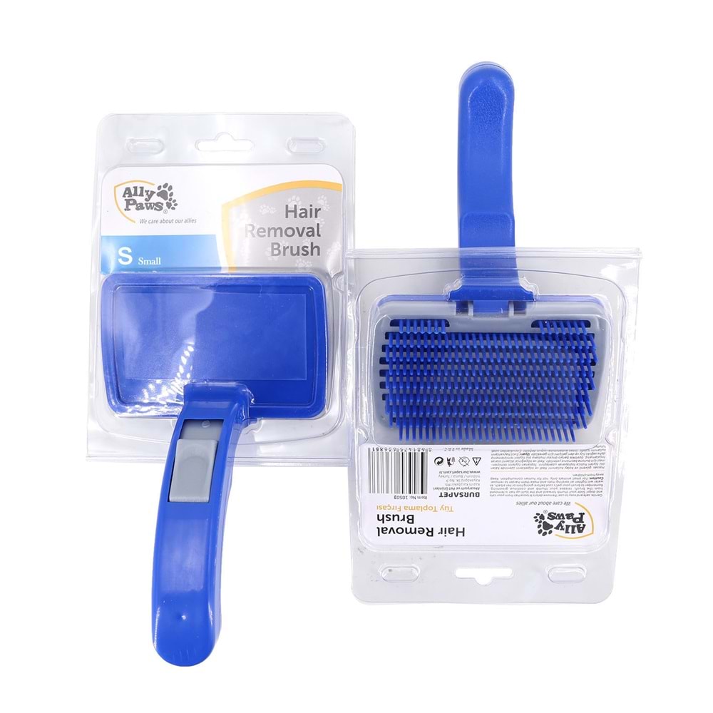 10503-ALLY PAWS OTOMATİK BASMALI TÜY TOPLAYICI TARAK (S)