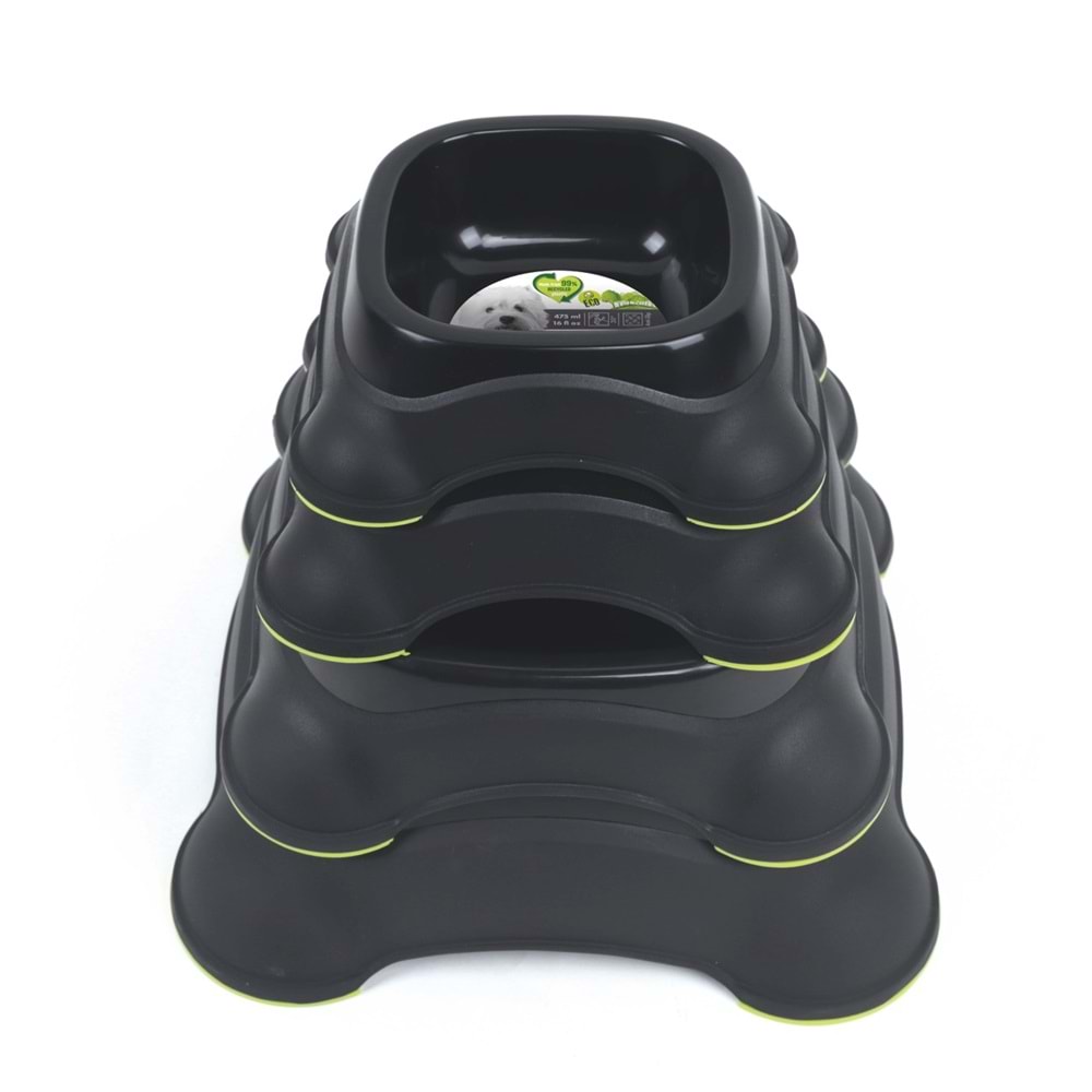 10505199 M-PETS ECO PLASTİK MAMA KABI 475ML