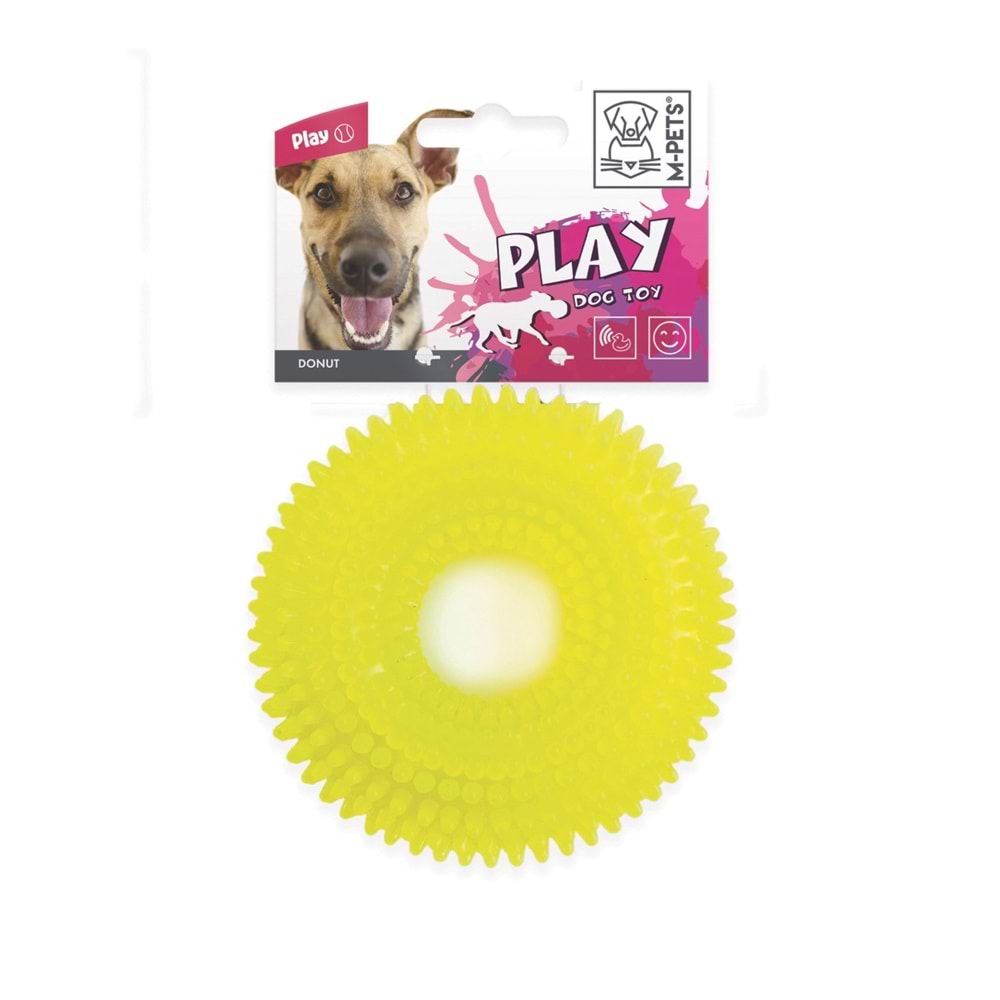 10609499 M-PETS DONUT KÖPEK OYUNCAĞI MİX COLOR 9CM