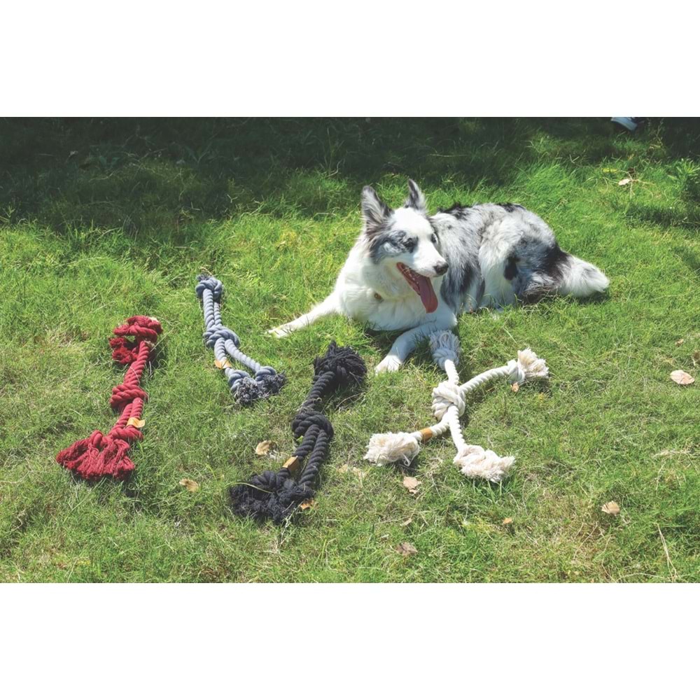 10653601 M-PETS COTO WHİTE CROSS 60CM ÖRGÜ OYUNCAK