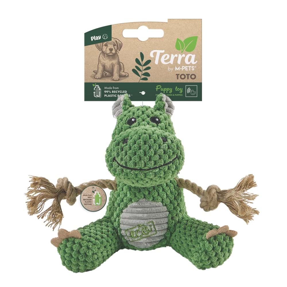 10660899 M-PETS TERRA ECO TOTO PUPPY KÖPEK OYUNCAĞI