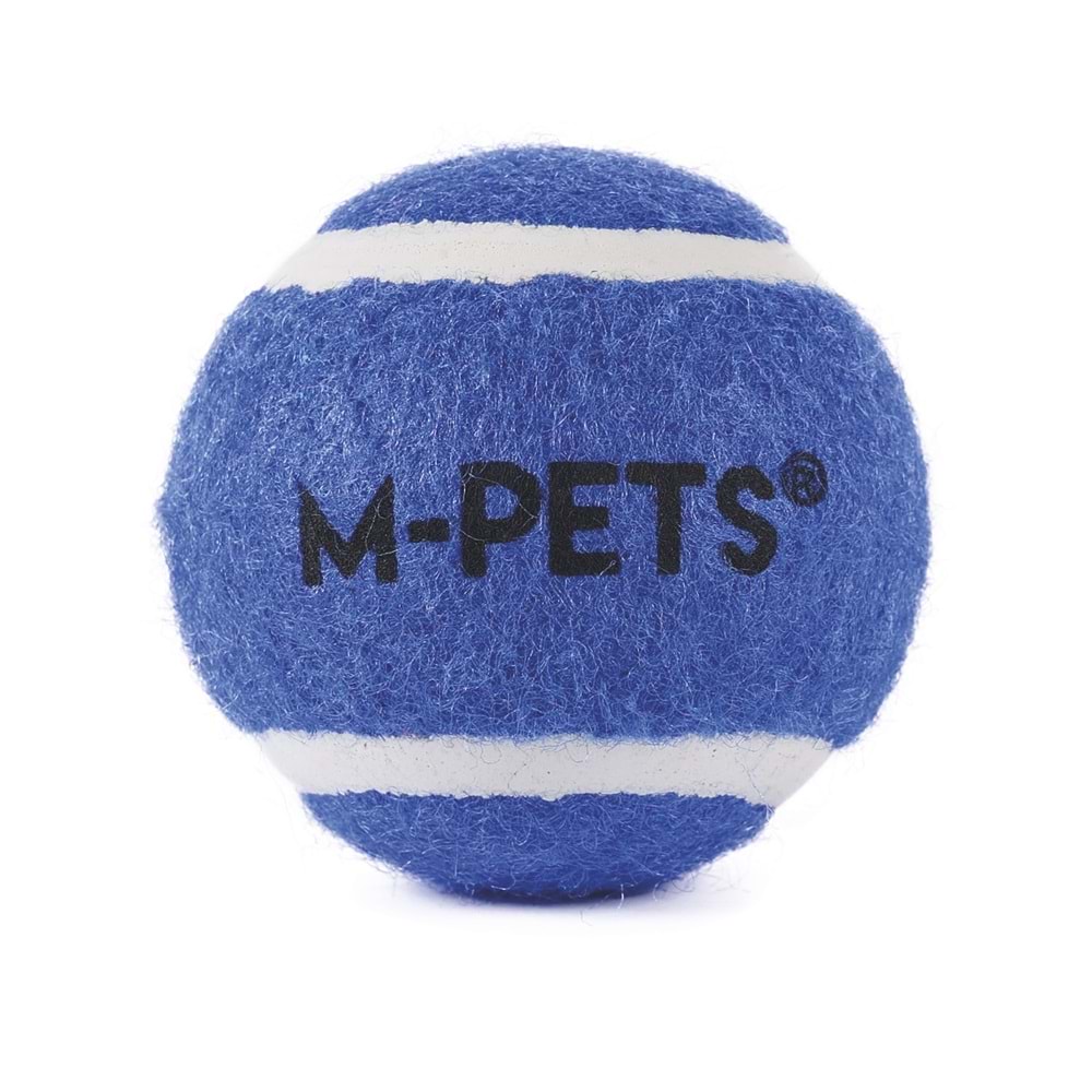 10670499 M-PETS HOP TENNİS TOPU BLUE 5CM 3LÜ SET