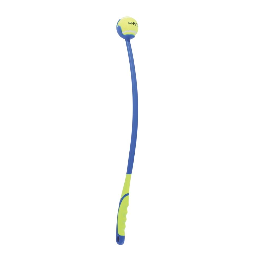 10671399 M-PETS HOP BALL LAUNCHER KÖPEK OYUNCAĞI YELLOW & BLUE