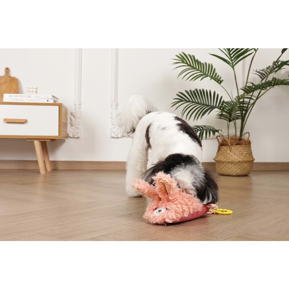 10672799 M-PETS SLİPPERS BUNNY KÖPEK OYUNCAĞI PİNK