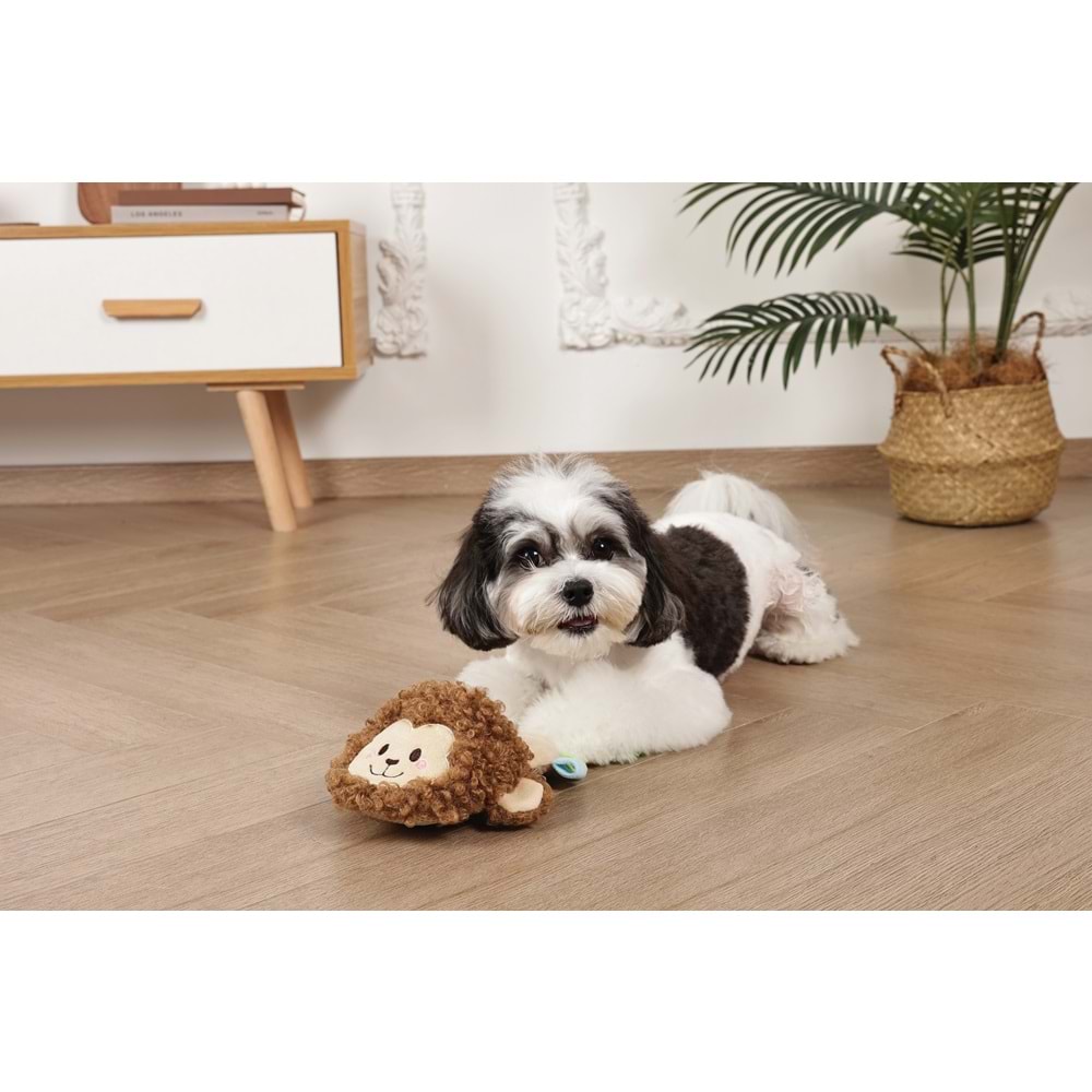 10672899 M-PETS SLİPPERS MONKEY KÖPEK OYUNCAĞI BROWN