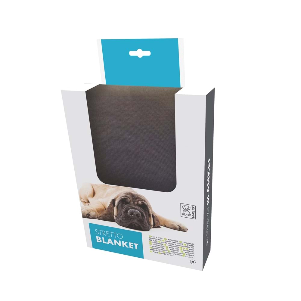 10700608 M-PETS STRETTO ARAÇ KOLTUK ÖRTÜSÜ (M) BLACK 185CM
