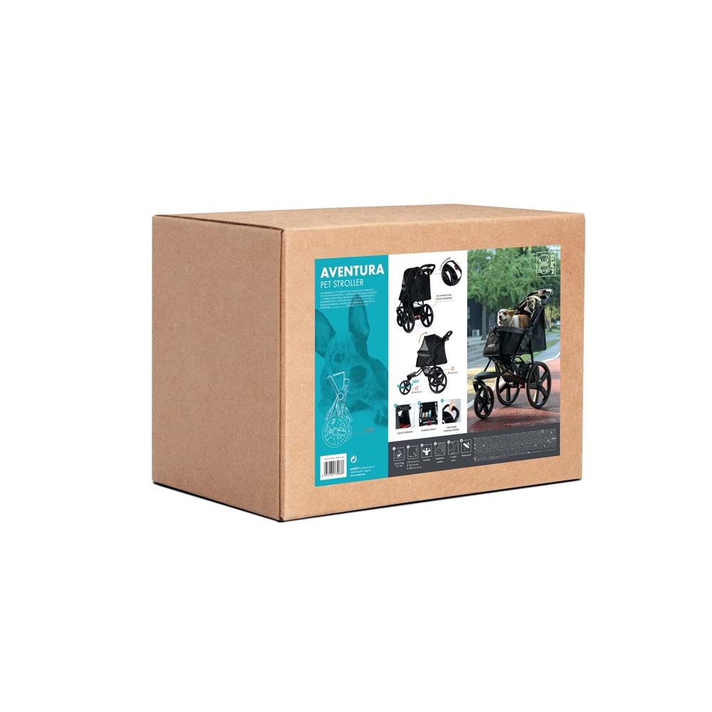 10702999 M-PETS AVENTURA PET STROLLER KÖPEK ARABASI