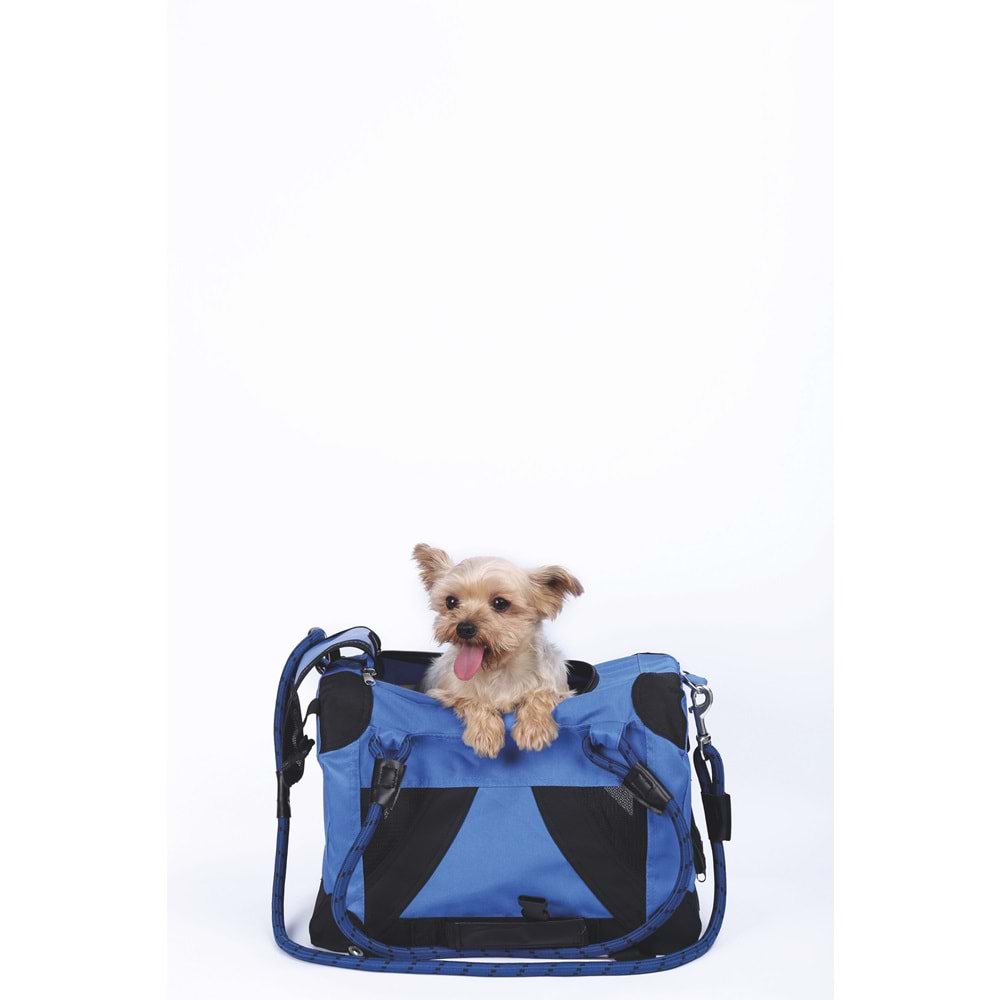 10703999 M-PETS 2IN1 REMIX BLACK/BLUE TAŞIMA ÇANTASI 41X28X28CM