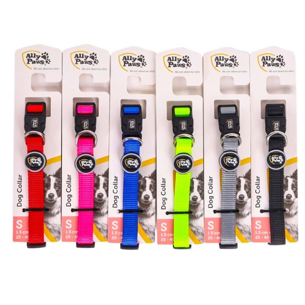 10763 ALLY PAWS DOG COLLAR SMALL 1,5CMX25-40CM
