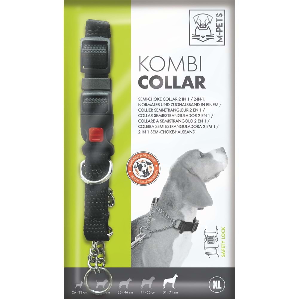 10811999 M-PETS KOMBI 2IN1 EĞİTİM TASMASI (XL)