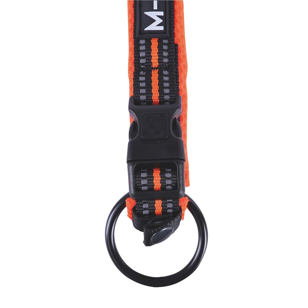 10817499 M-PETS HIKING REFLEKTÖRLÜ SOFT BOYUN TASMASI ORANGE (L)