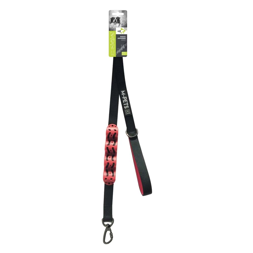 10819499 M-PETS FLEX ŞOK EMİCİ GEZDİRME TASMA BLACK/RED 120CM