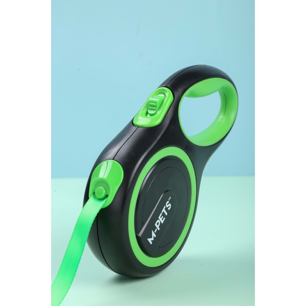 10824599 M-PETS LIBERTY OTOMATİK GEZDİRME ŞERİT 8MT/GREEN (L)