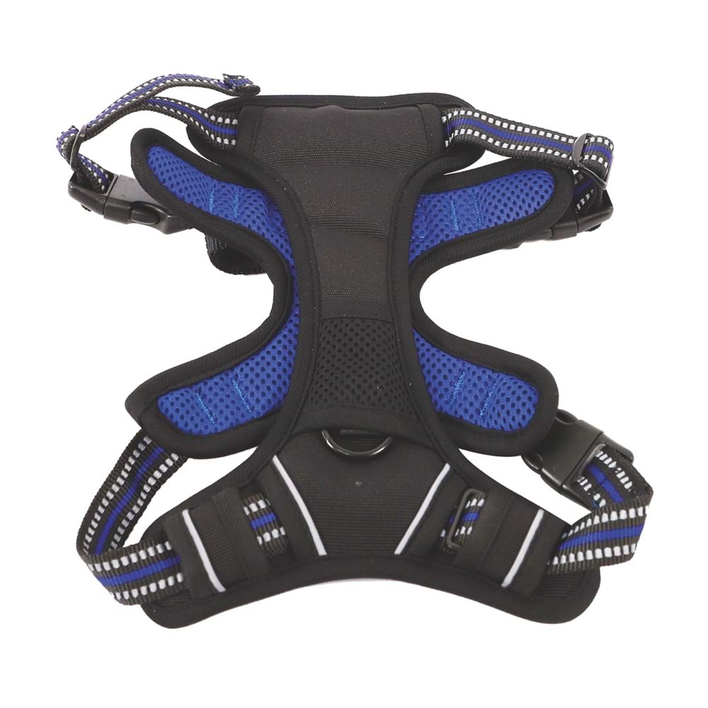 10825299 M-PETS HIKING REFLEKTÖRLÜ SOFT SIRT TASMASI BLUE (XL)