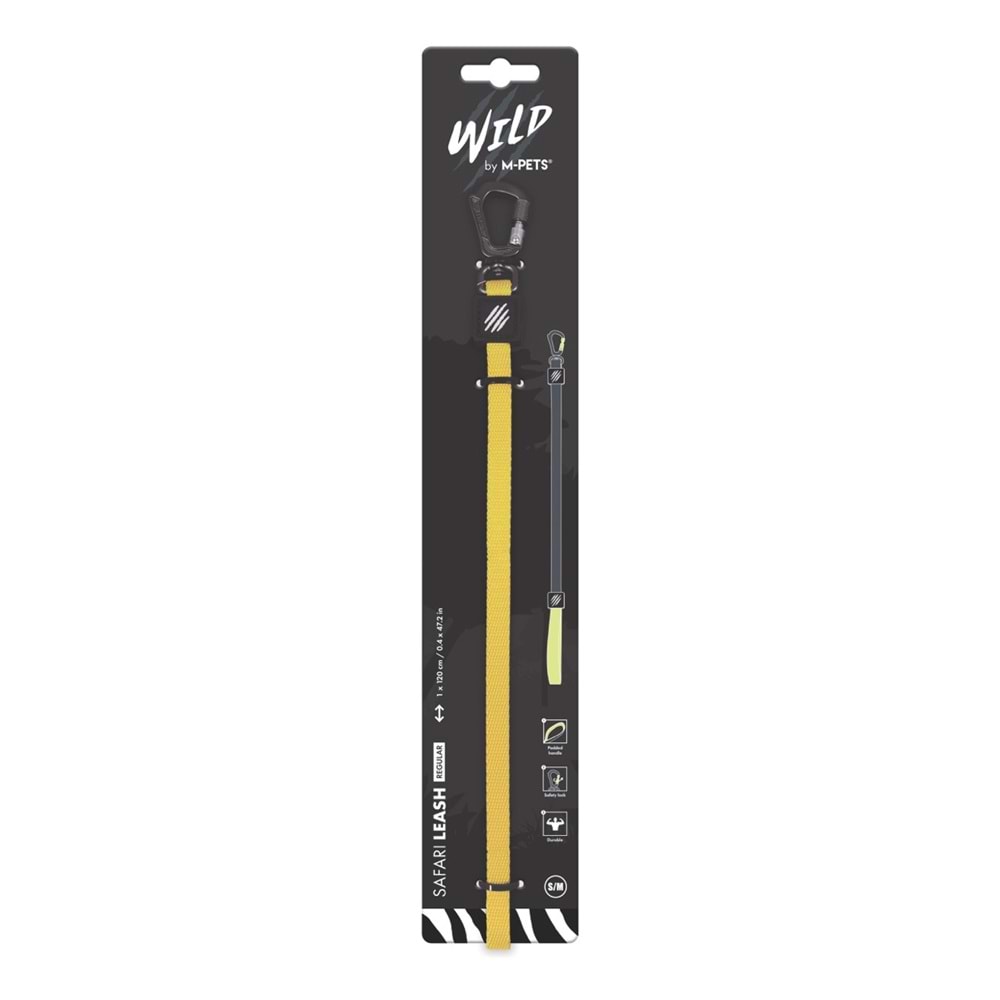 10836899 M-PETS WILD SAFARI LEASH REGULAR (S-M)