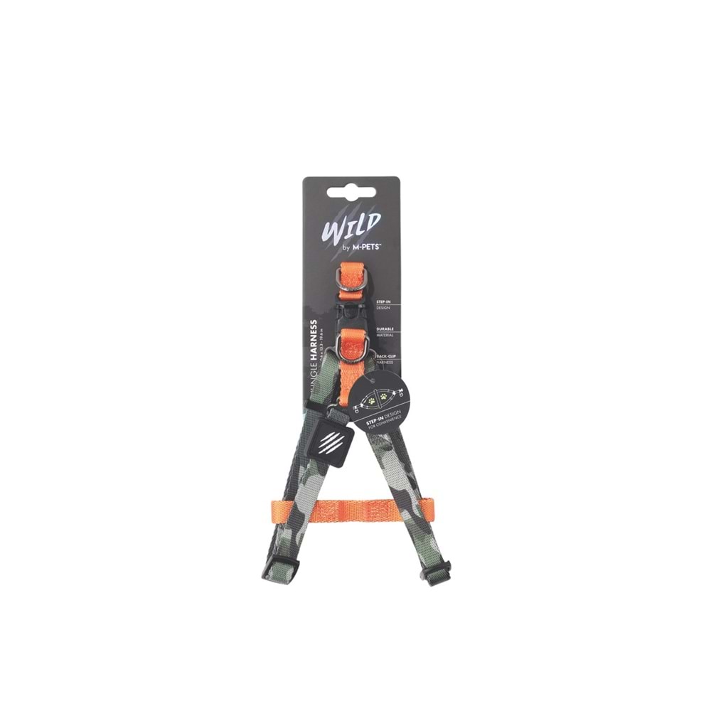 10838899 M-PETS WILD JUNGLE HARNESS (S)