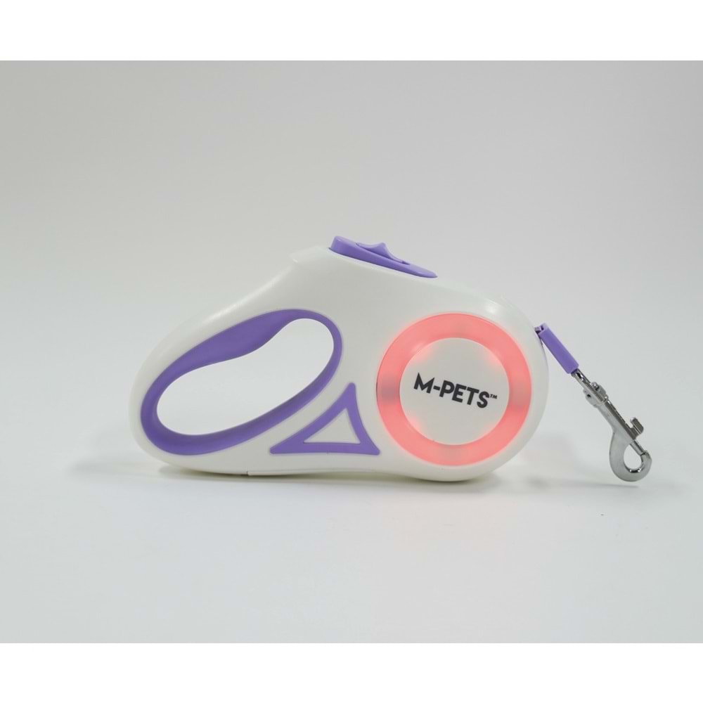 10839299 M-PETS FLASH LEDLİ OTOMATİK GEZDİRME ŞERİT 5MT/PURPLE