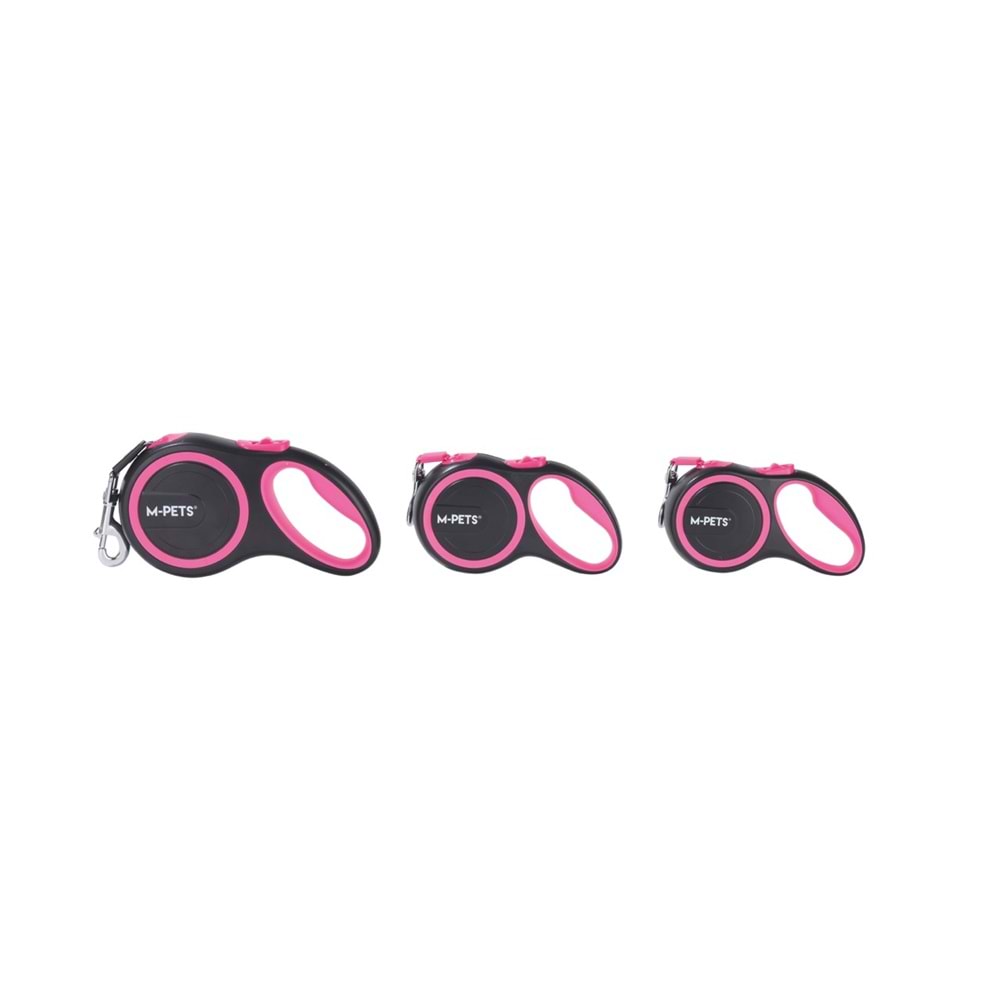 10842599 M-PETS LIBERTY OTOMATİK GEZDİRME ŞERİT 3MT/PINK (S)