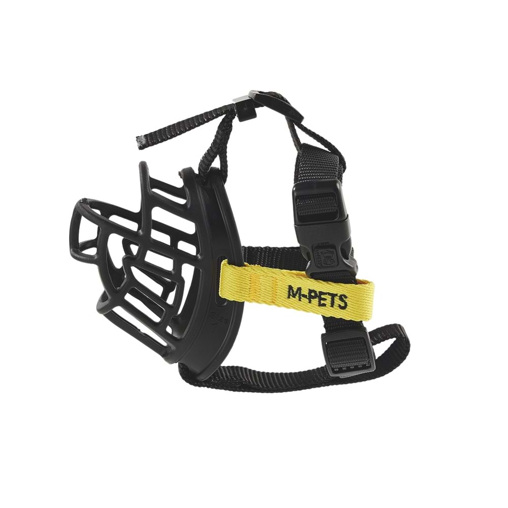 10845799 M-PETS BARK GUARD AĞIZLIK (XXL) BLACK/YELLOW