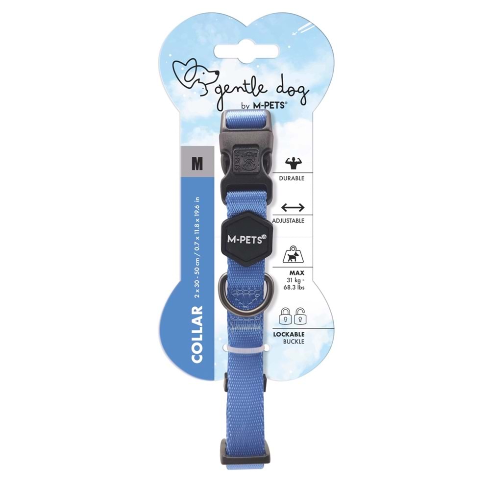 10850899 M-PETS GENTLE DOG BOYUN TASMASI (M) BLUE
