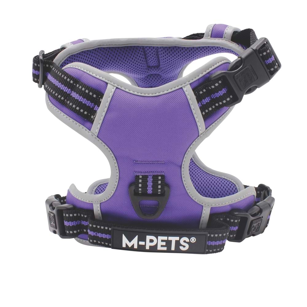 10854499 M-PETS HIKING REFLEKTÖRLÜ SOFT SIRT TASMASI PURPLE (M)