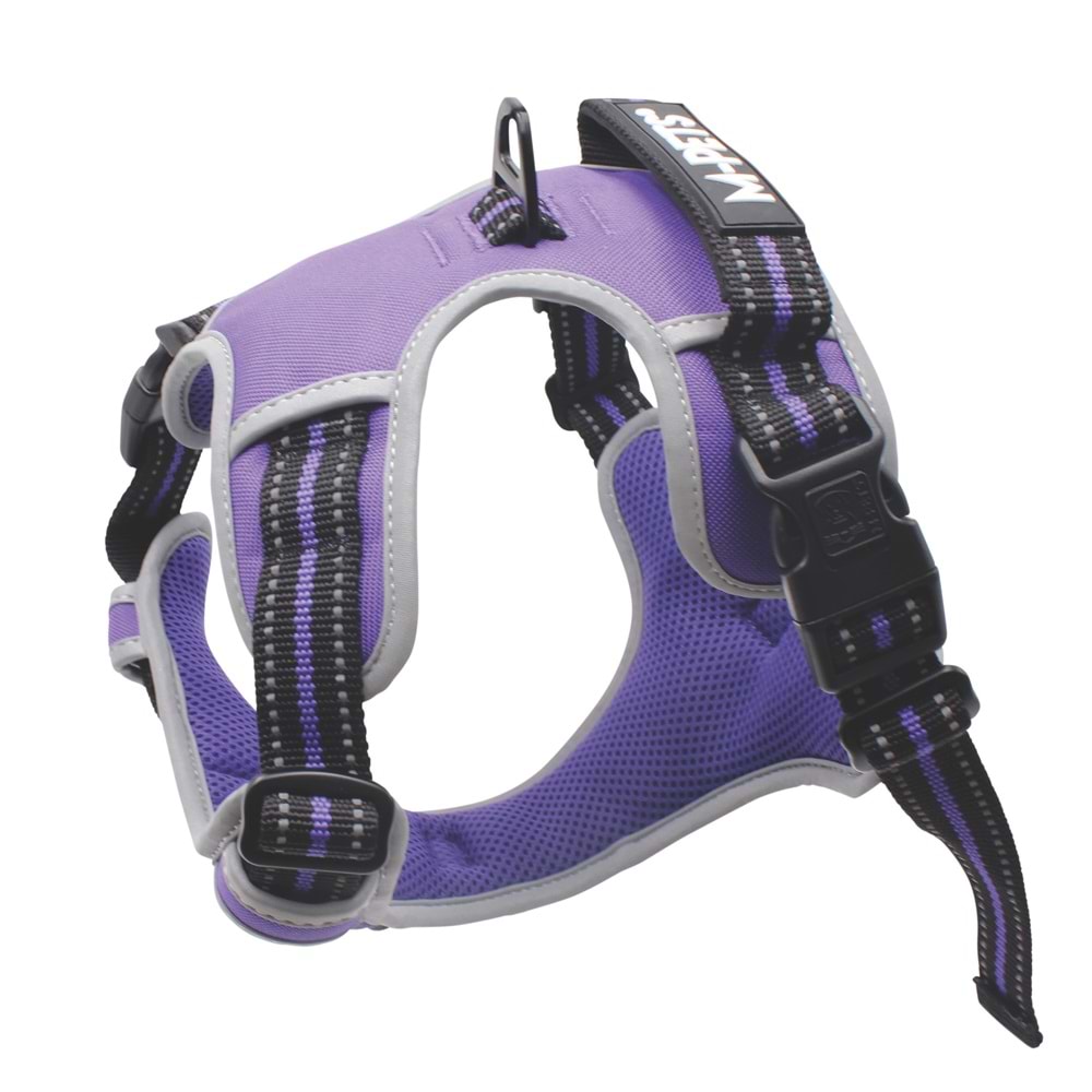 10854499 M-PETS HIKING REFLEKTÖRLÜ SOFT SIRT TASMASI PURPLE (M)