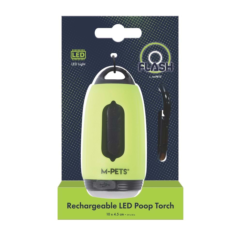 10856399 M-PETS FLASH LED DIŞKI POŞETİ KUTUSU GREEN