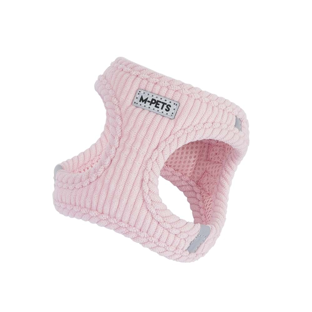 10859807 M-PETS VELVET DOG GÖĞÜS TASMASI PİNK (XXS)