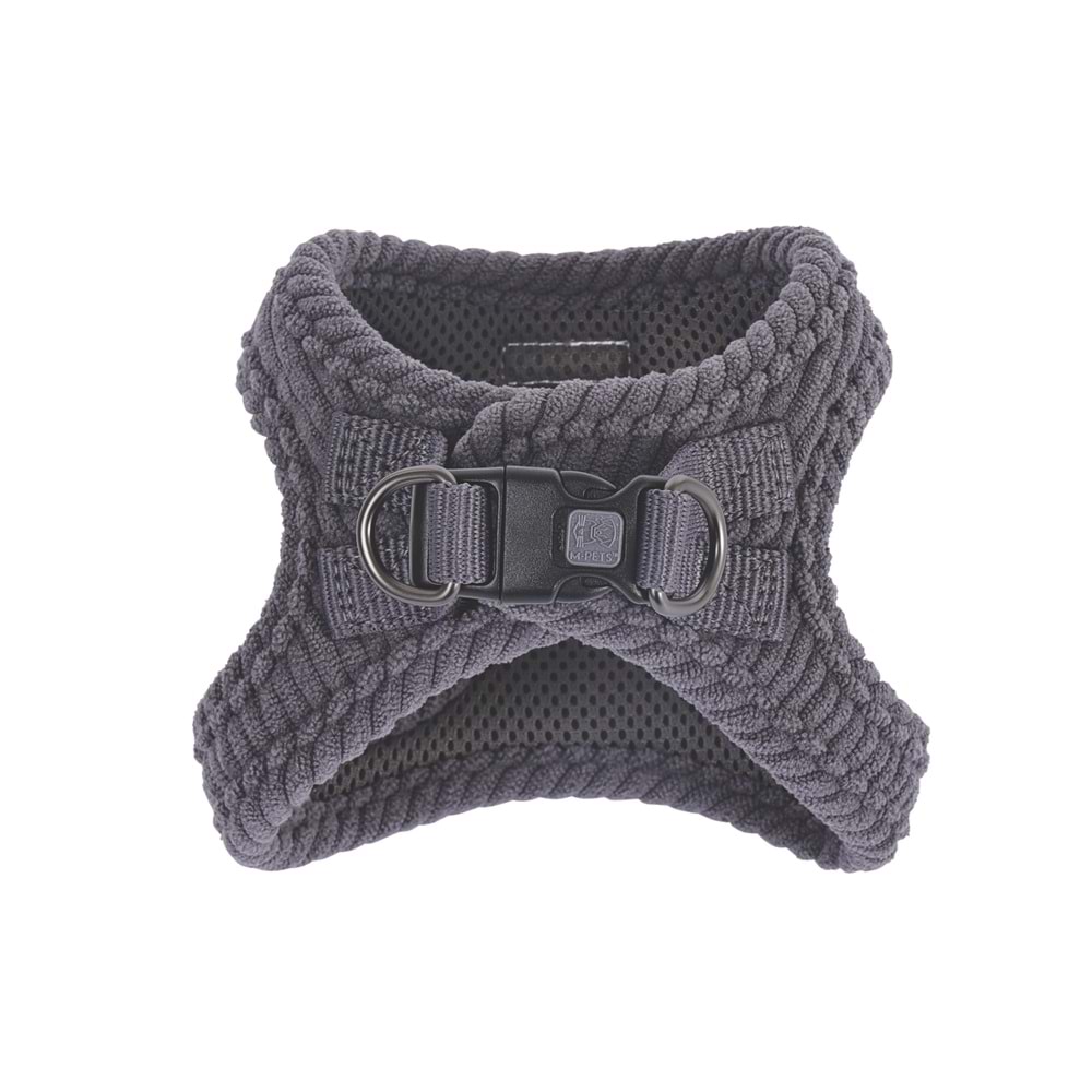 10860013 M-PETS VELVET DOG GÖĞÜS TASMASI GRİ (XXS)