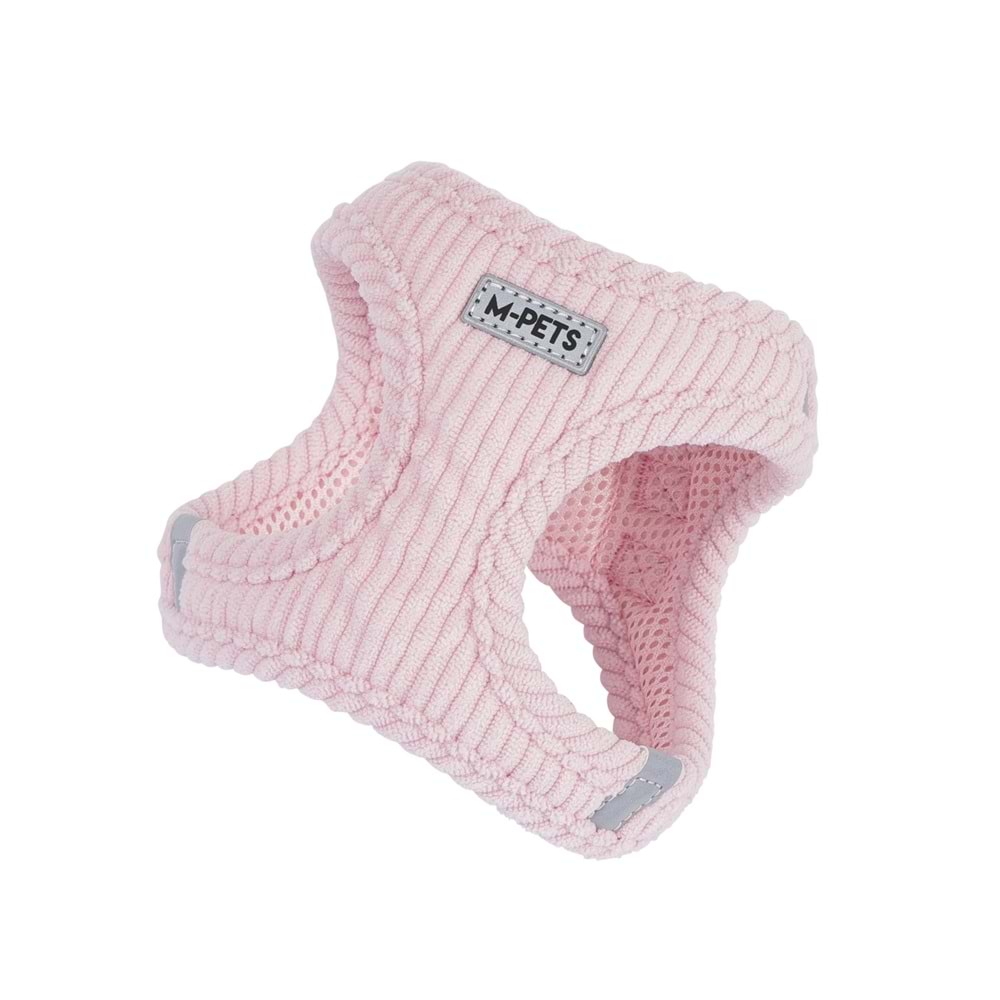 10860107 M-PETS VELVET DOG GÖĞÜS TASMASI PİNK (XS)