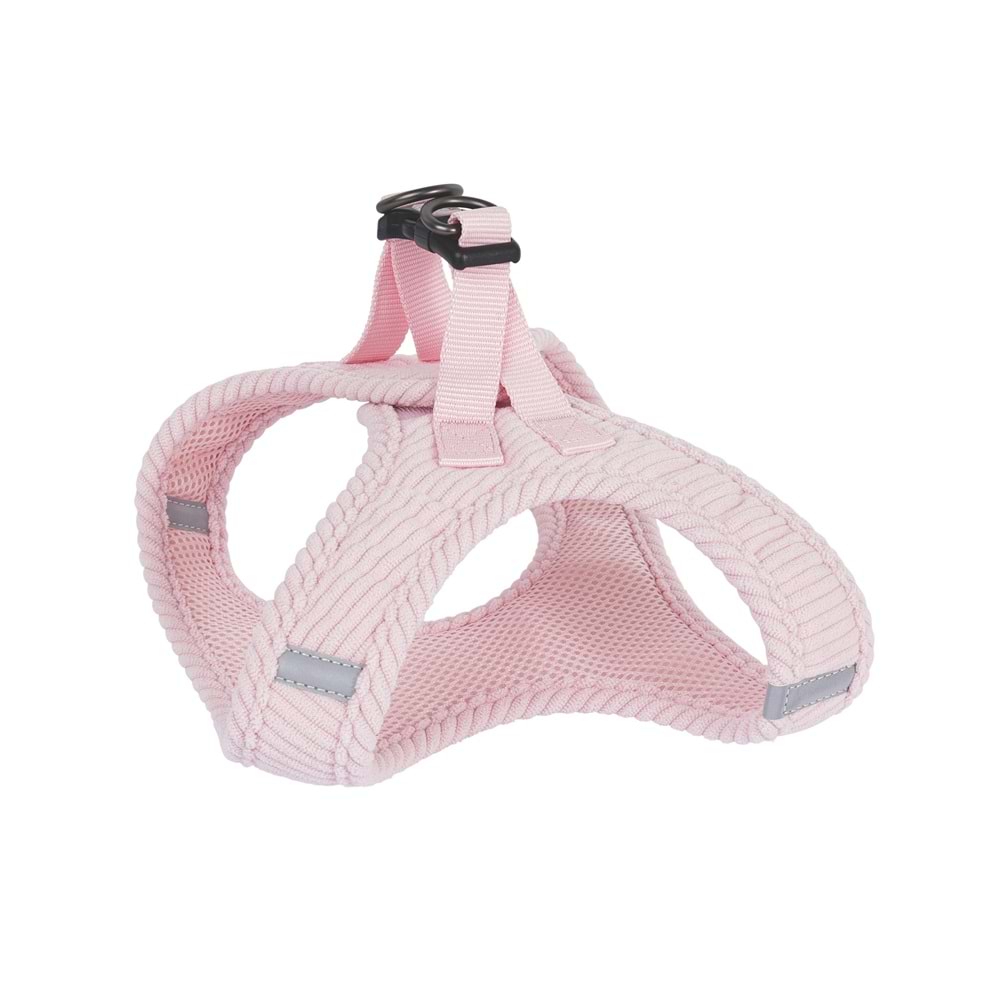 10861007 M-PETS VELVET DOG GÖĞÜS TASMASI PİNK (L)
